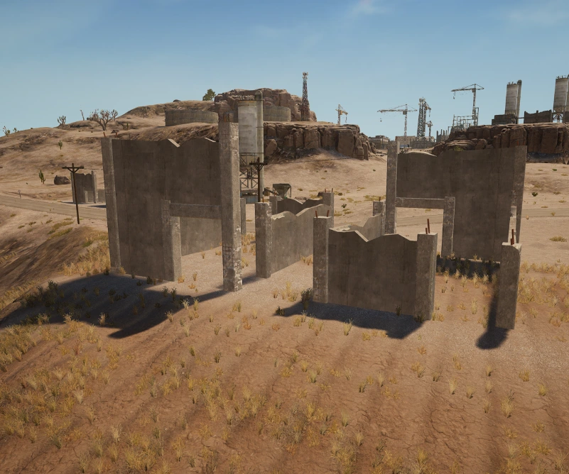 Guess the location on the PUBG Miramar map