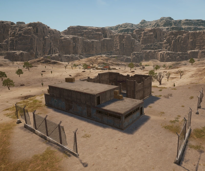 Guess the location on the PUBG Miramar map