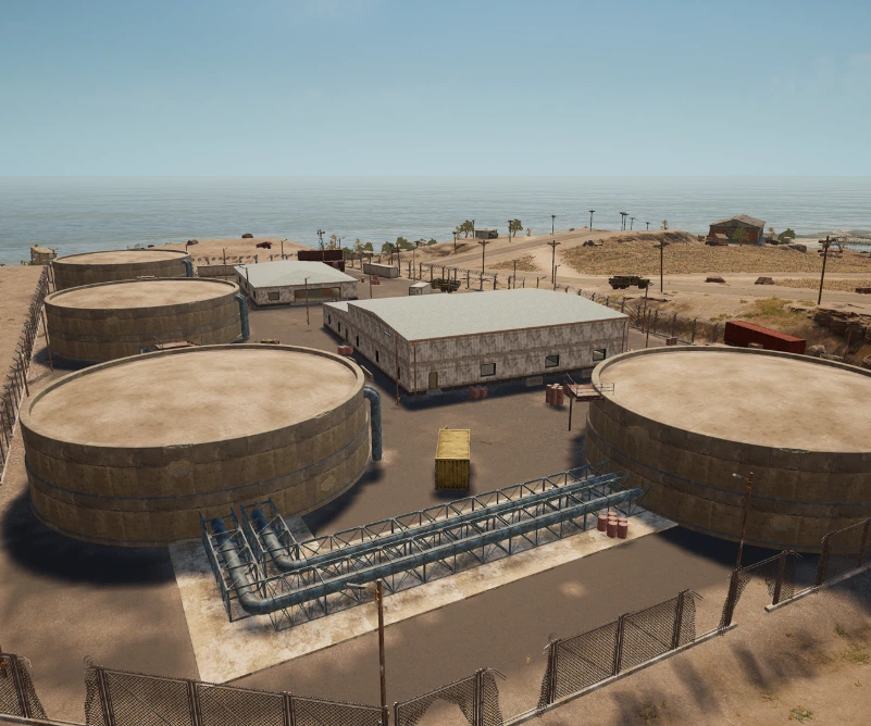Guess the location on the PUBG Miramar map