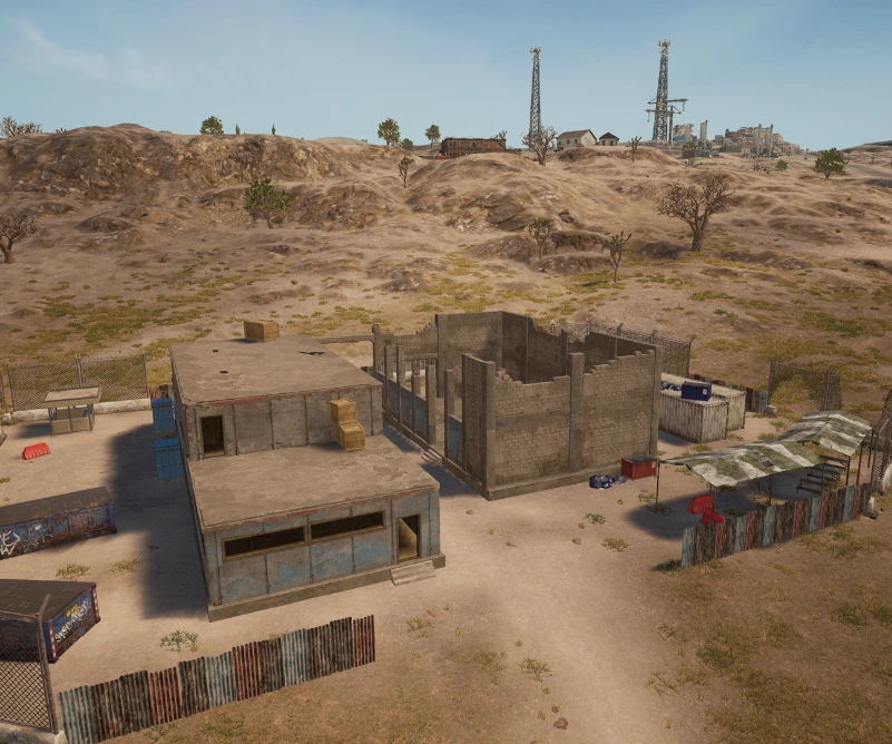 Guess the location on the PUBG Miramar map