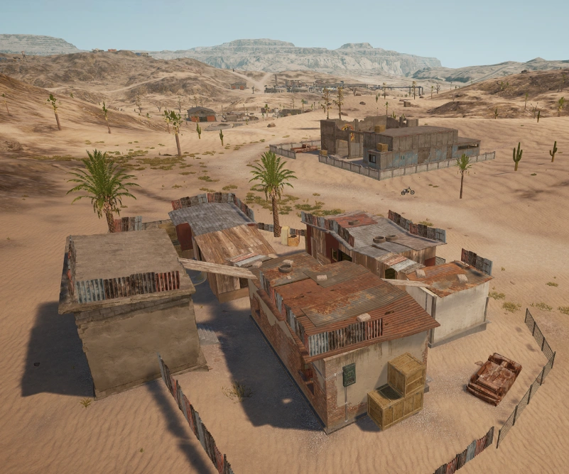 Guess the location on the PUBG Miramar map