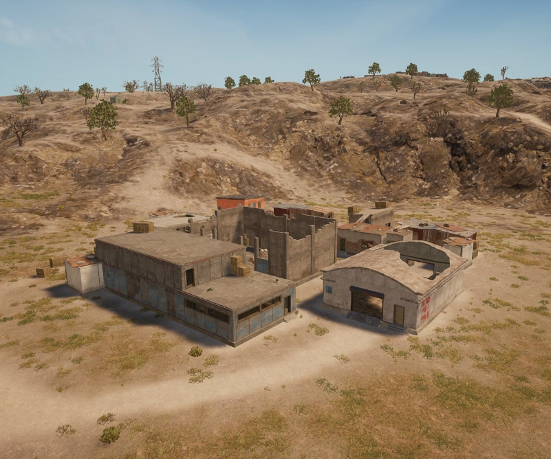 Guess the location on the PUBG Miramar map