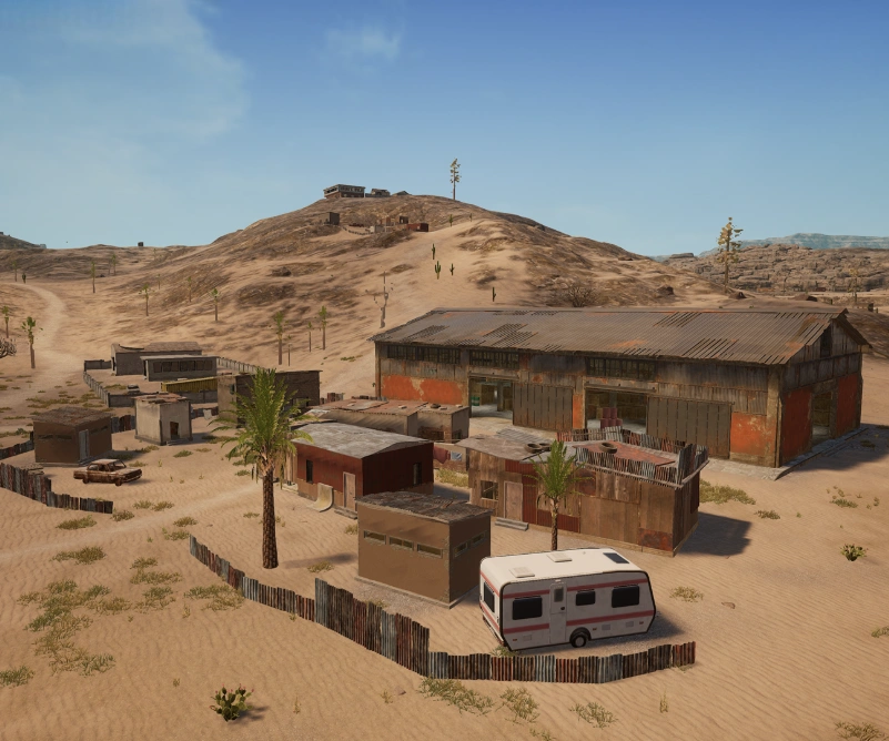 Guess the location on the PUBG Miramar map