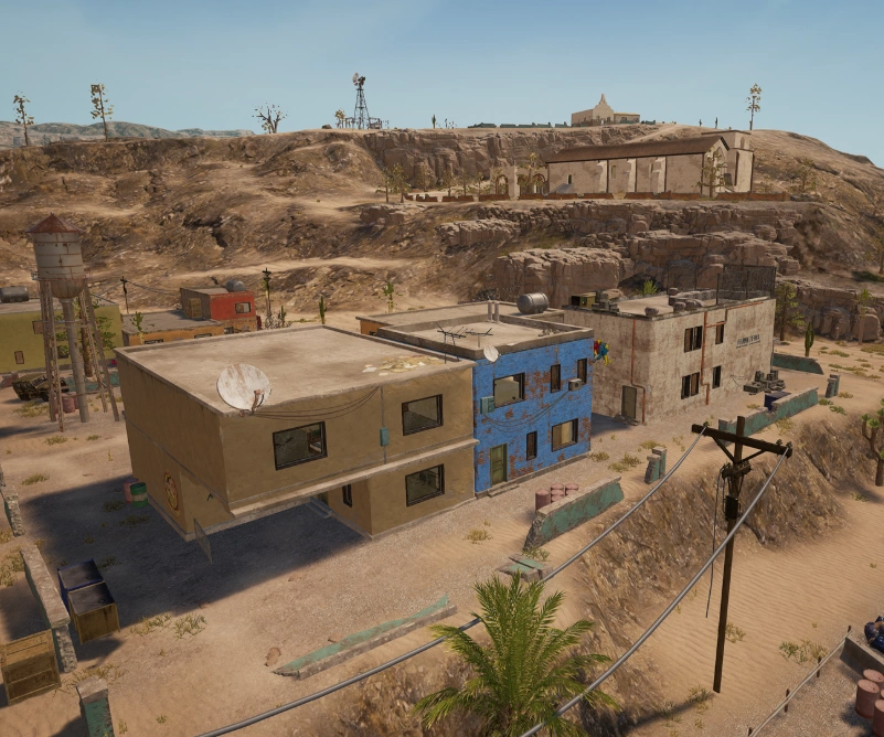 Guess the location on the PUBG Miramar map