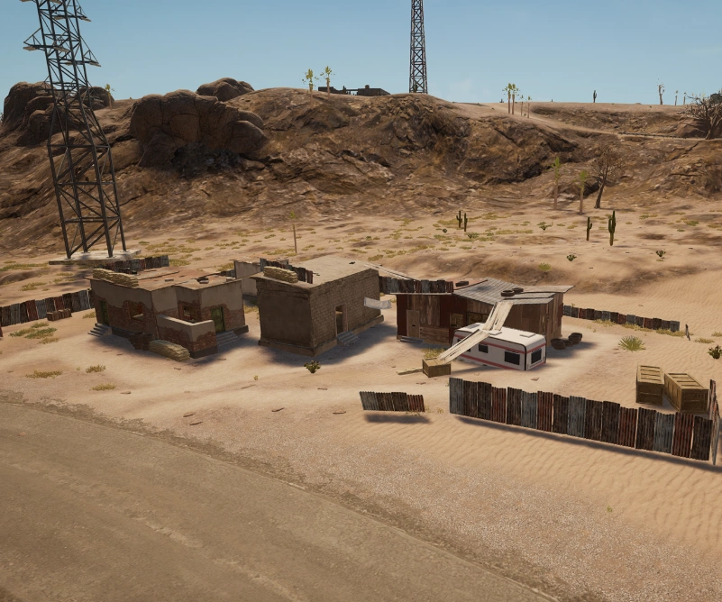 Guess the location on the PUBG Miramar map