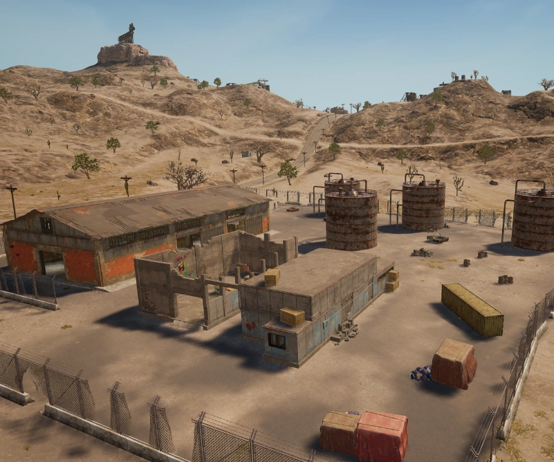 Guess the location on the PUBG Miramar map