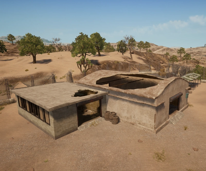 Guess the location on the PUBG Miramar map