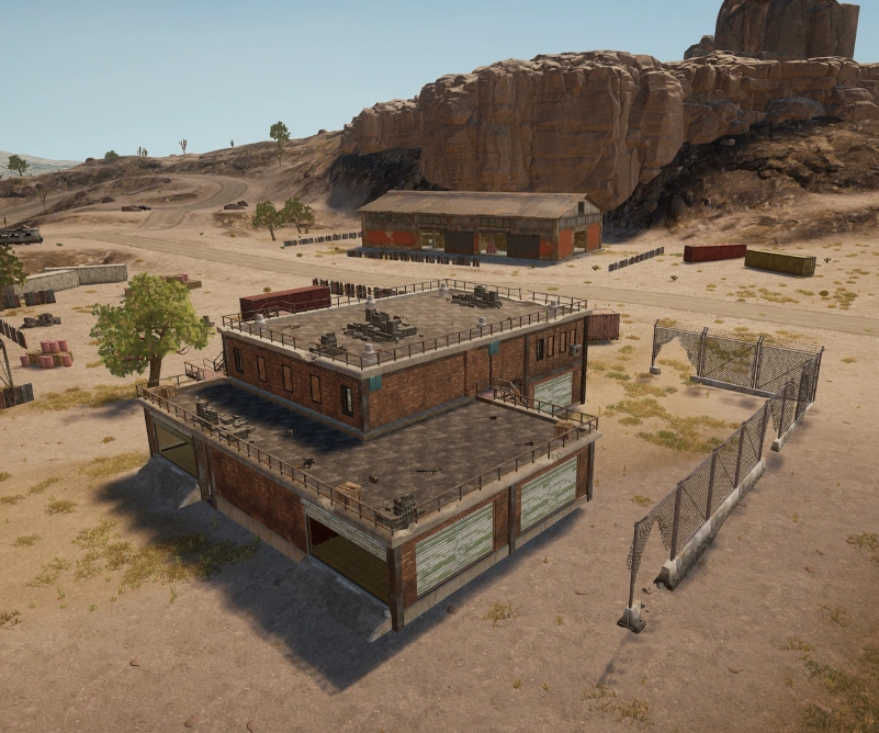 Guess the location on the PUBG Miramar map