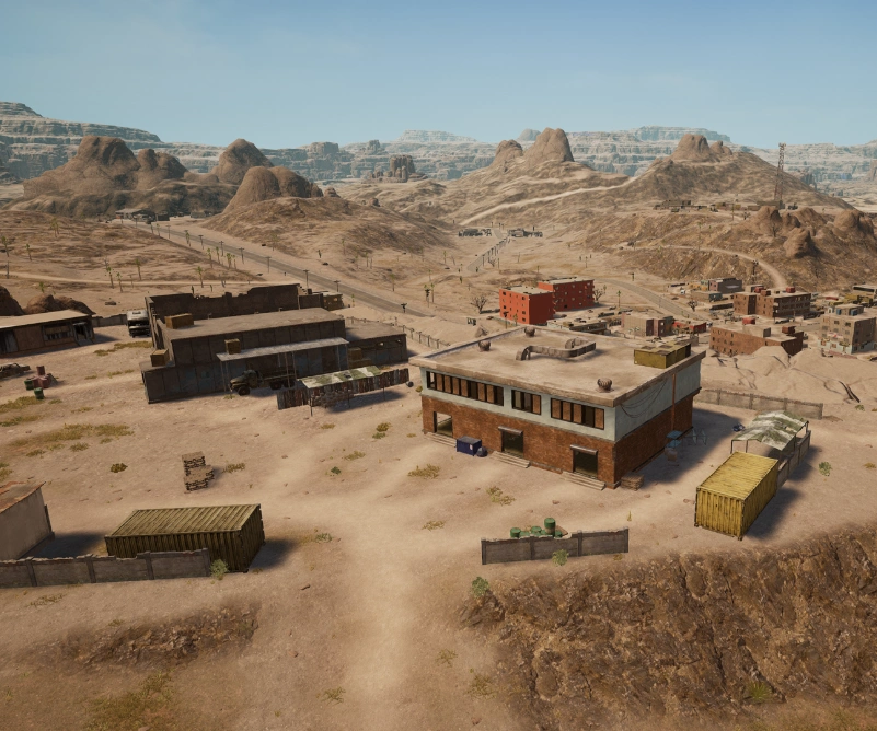 Guess the location on the PUBG Miramar map