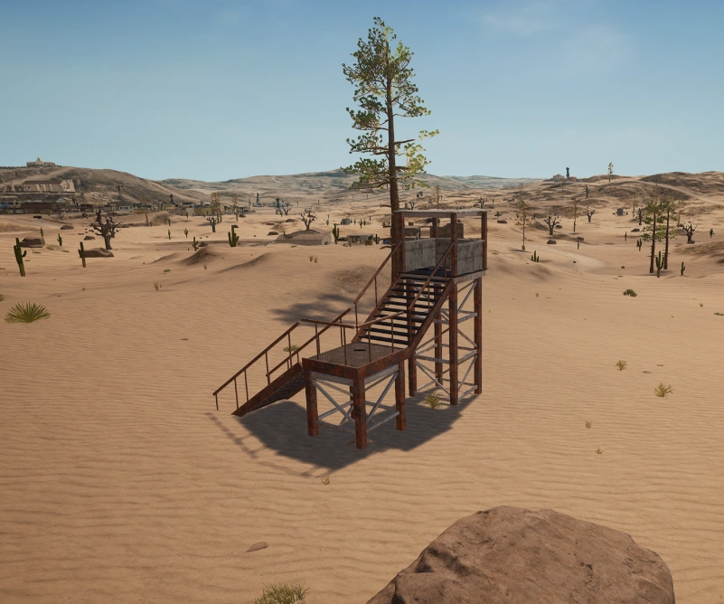 Guess the location on the PUBG Miramar map