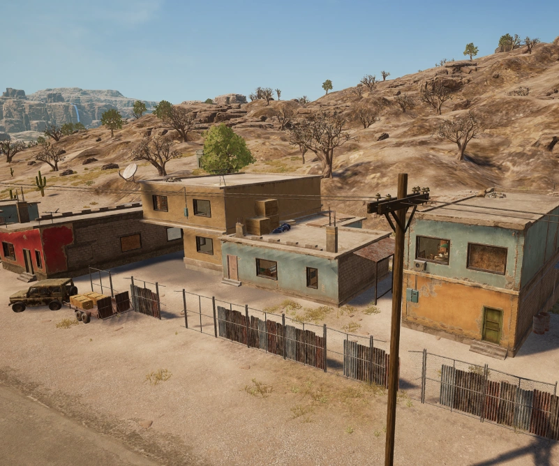 Guess the location on the PUBG Miramar map