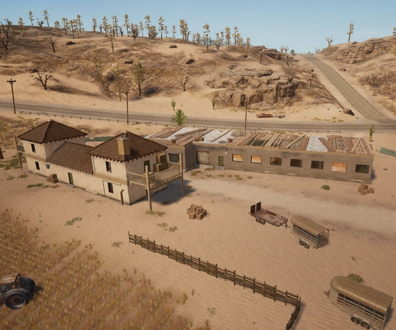 Guess the location on the PUBG Miramar map