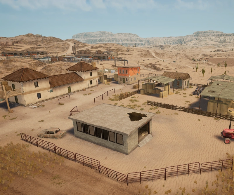 Guess the location on the PUBG Miramar map