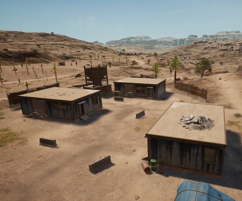 Guess the location on the PUBG Miramar map