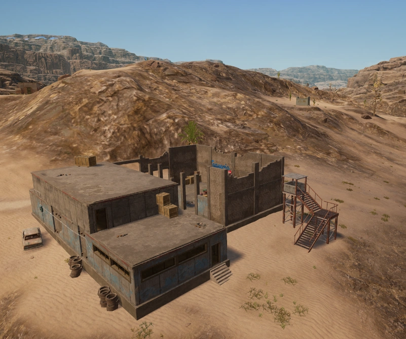 Guess the location on the PUBG Miramar map