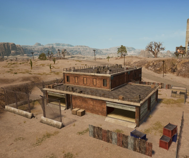 Guess the location on the PUBG Miramar map