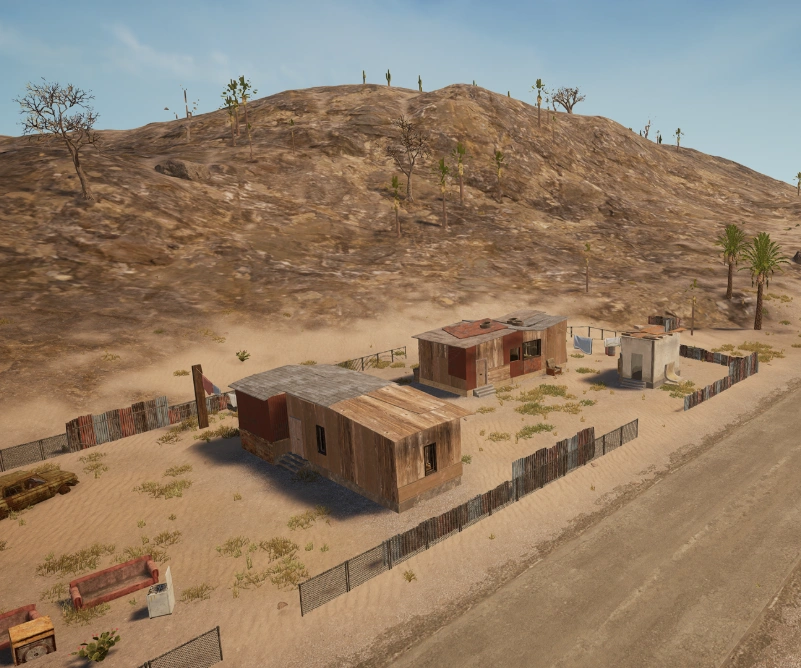 Guess the location on the PUBG Miramar map