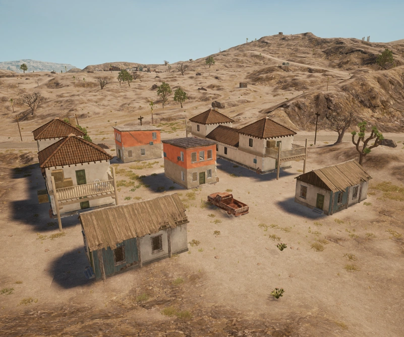 Guess the location on the PUBG Miramar map