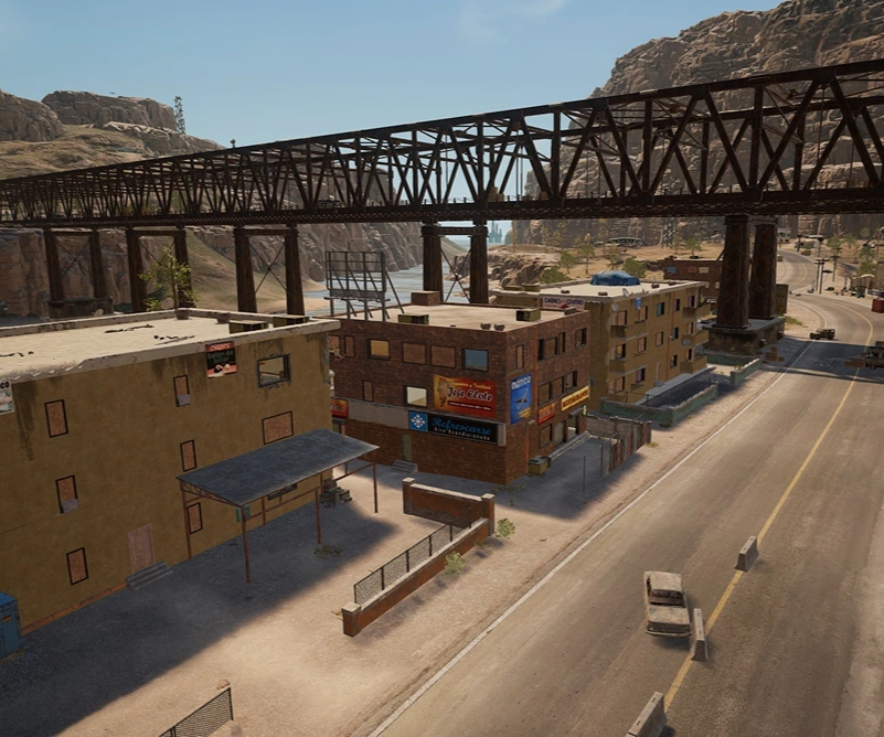 Guess the location on the PUBG Miramar map