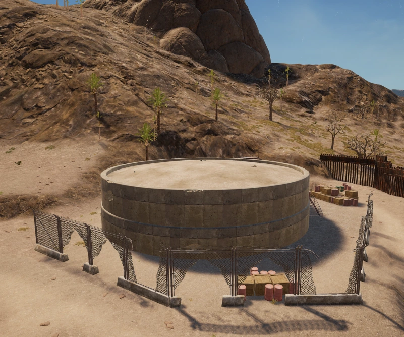 Guess the location on the PUBG Miramar map