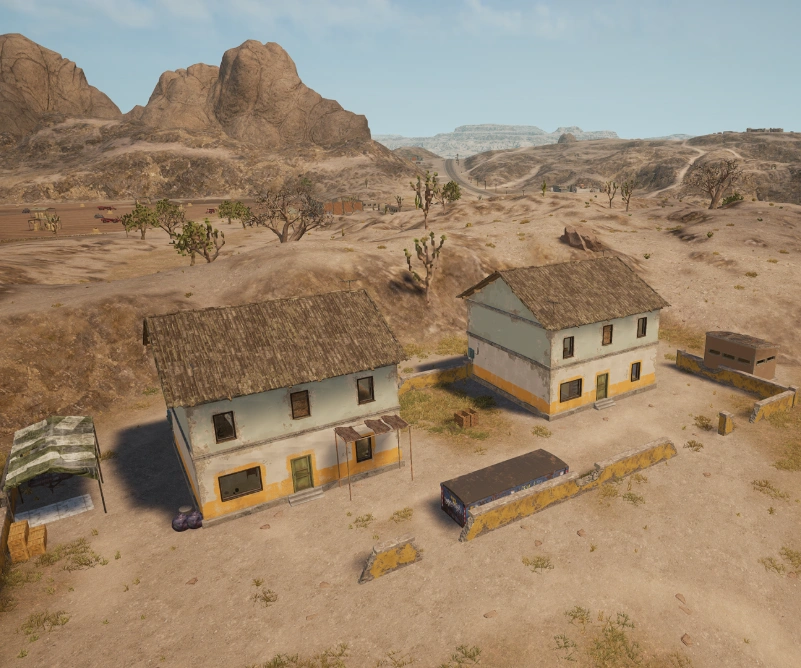 Guess the location on the PUBG Miramar map