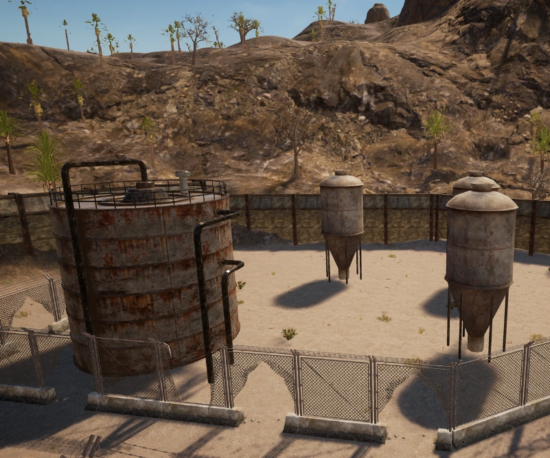 Guess the location on the PUBG Miramar map