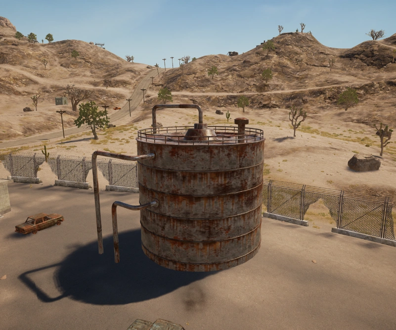Guess the location on the PUBG Miramar map