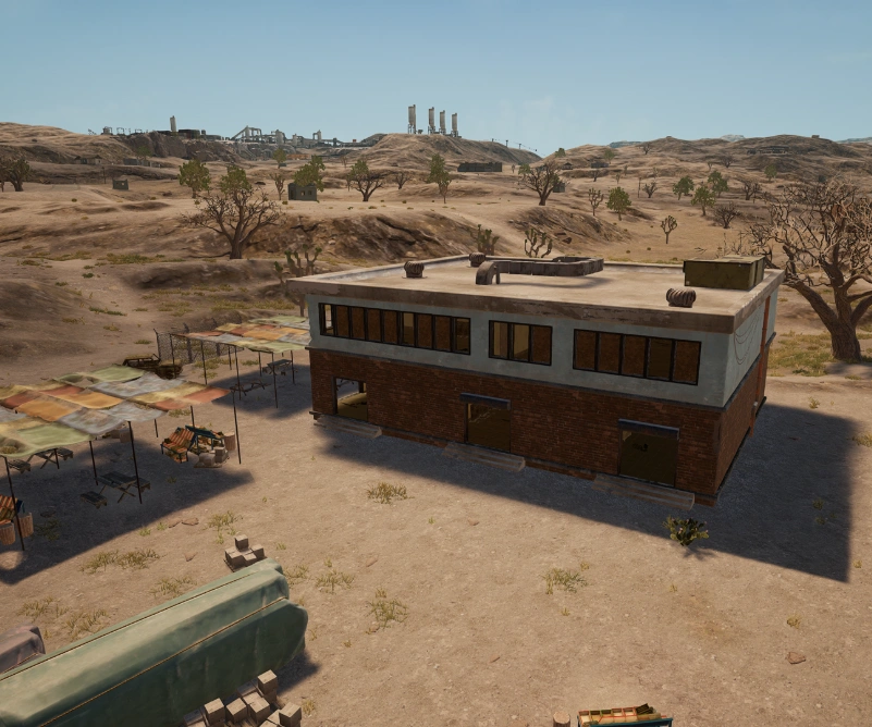 Guess the location on the PUBG Miramar map