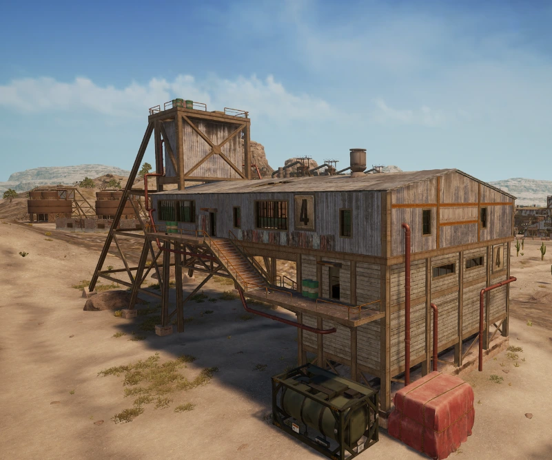 Guess the location on the PUBG Miramar map