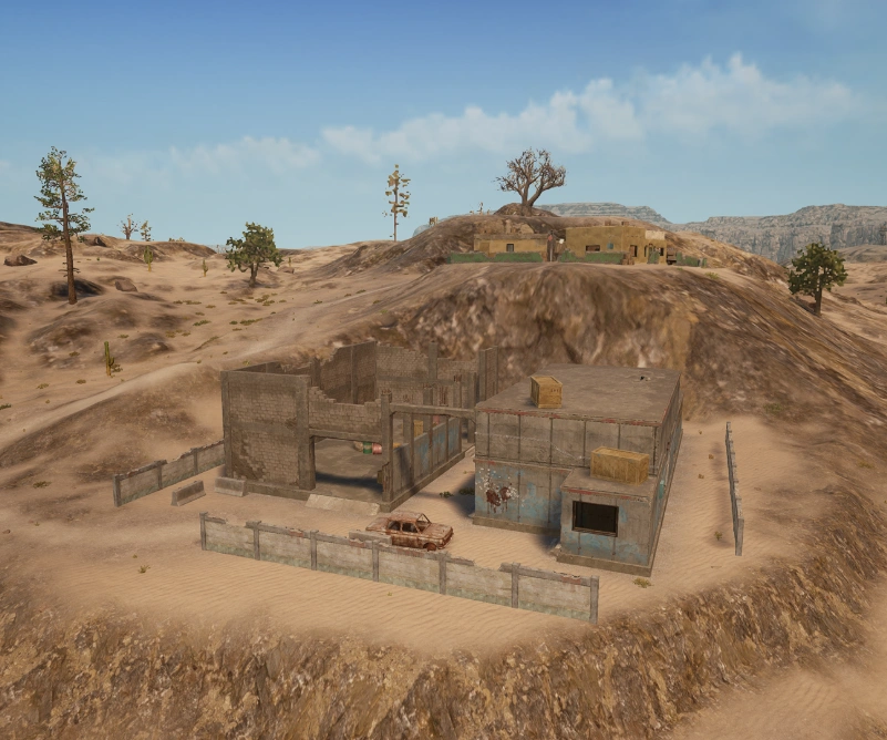 Guess the location on the PUBG Miramar map