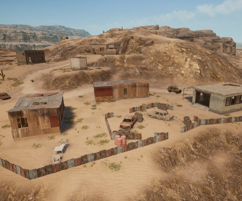 Guess the location on the PUBG Miramar map