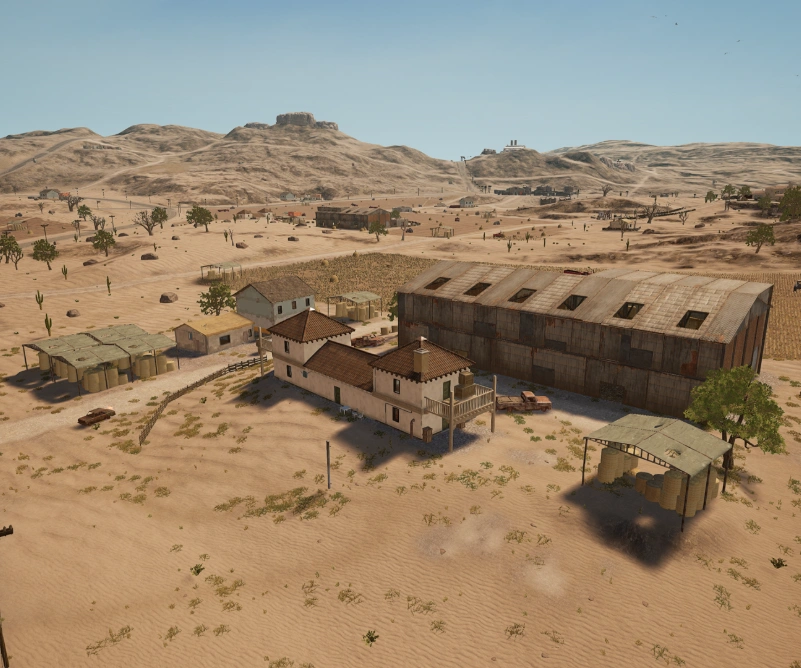 Guess the location on the PUBG Miramar map