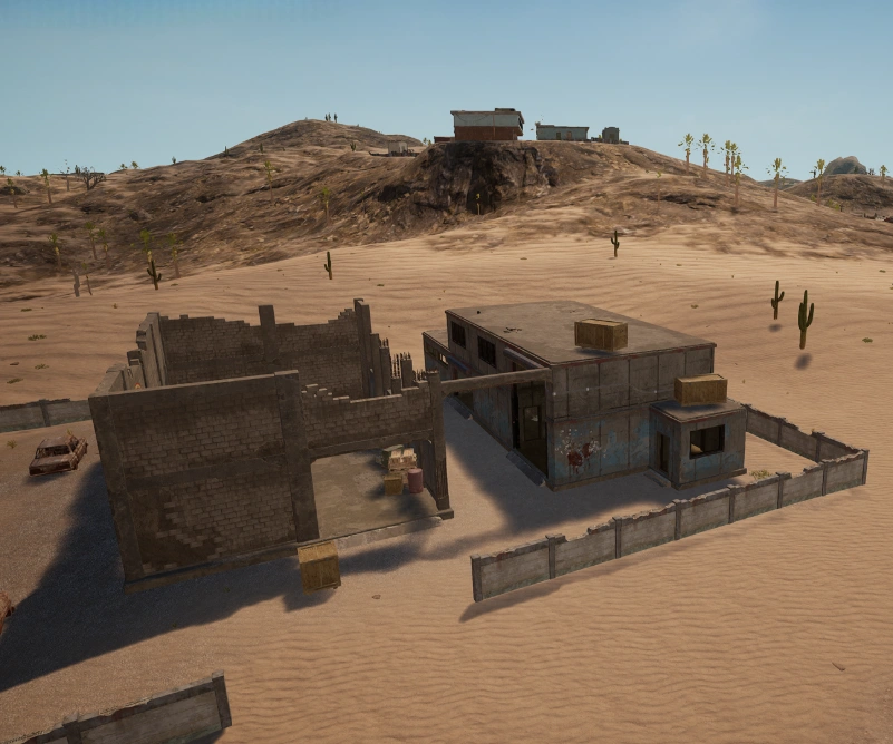 Guess the location on the PUBG Miramar map