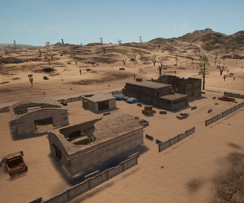 Guess the location on the PUBG Miramar map