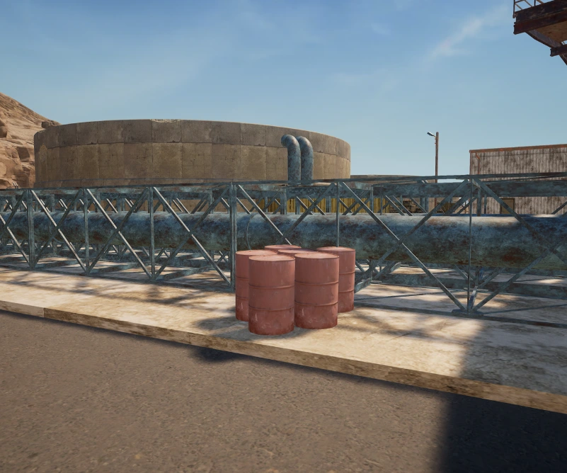 Guess the location on the PUBG Miramar map