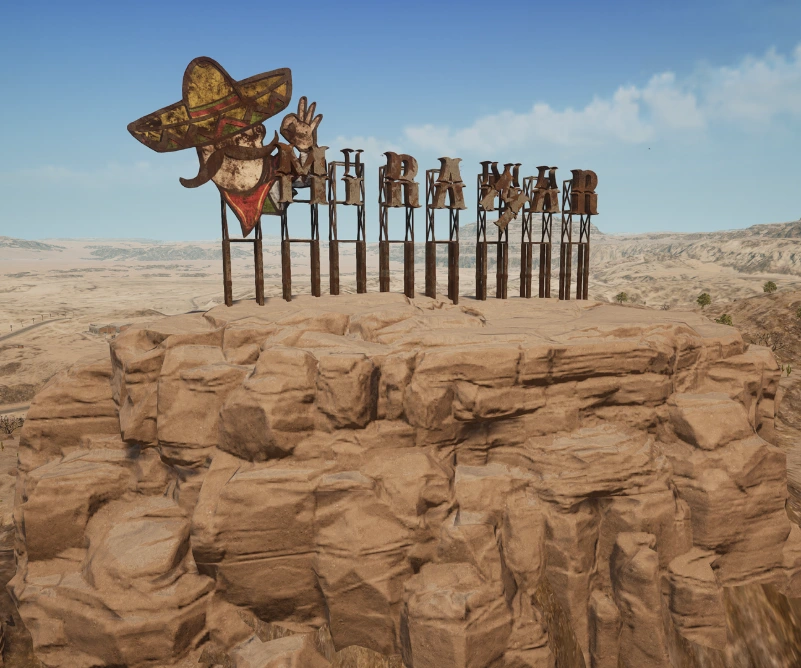 Guess the location on the PUBG Miramar map