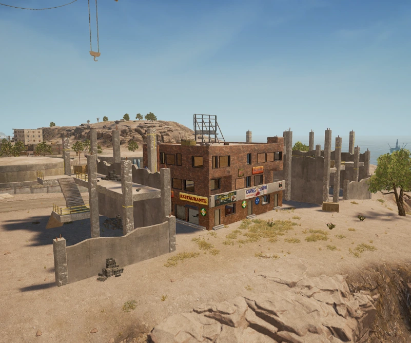 Guess the location on the PUBG Miramar map