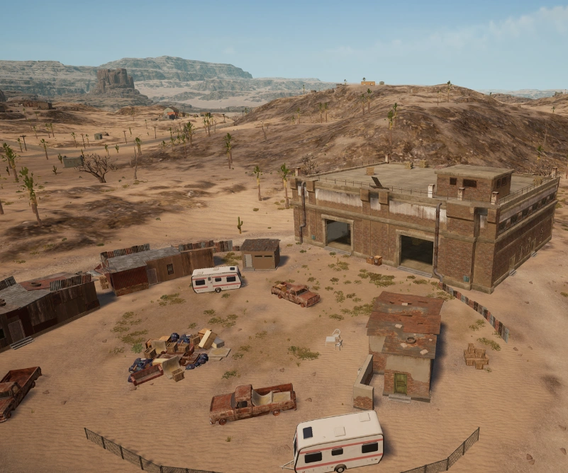 Guess the location on the PUBG Miramar map