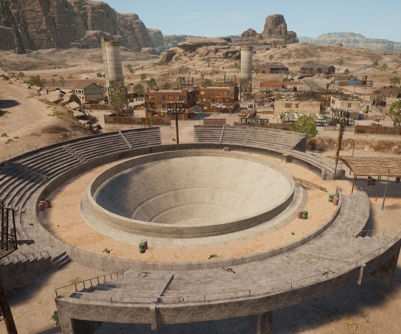 Guess the location on the PUBG Miramar map