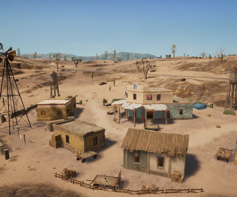 Guess the location on the PUBG Miramar map