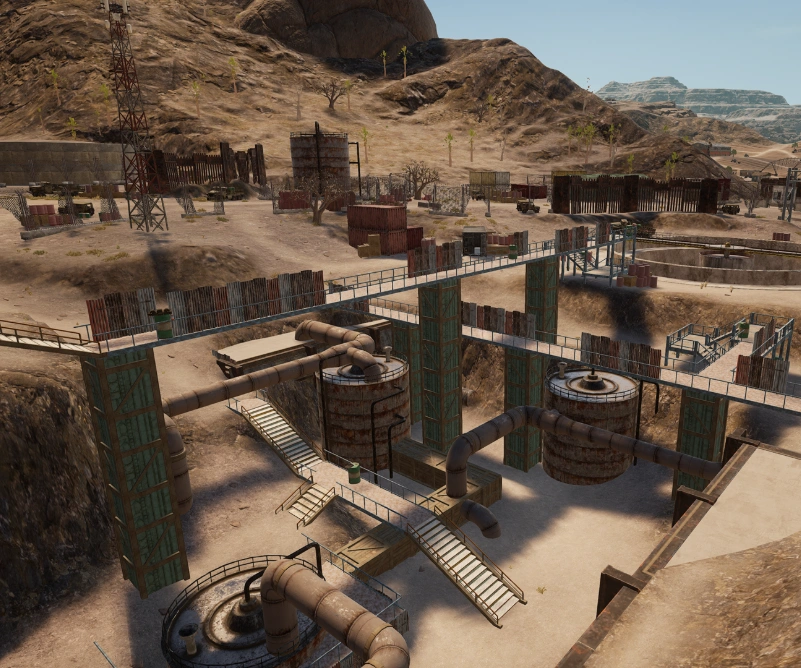 Guess the location on the PUBG Miramar map