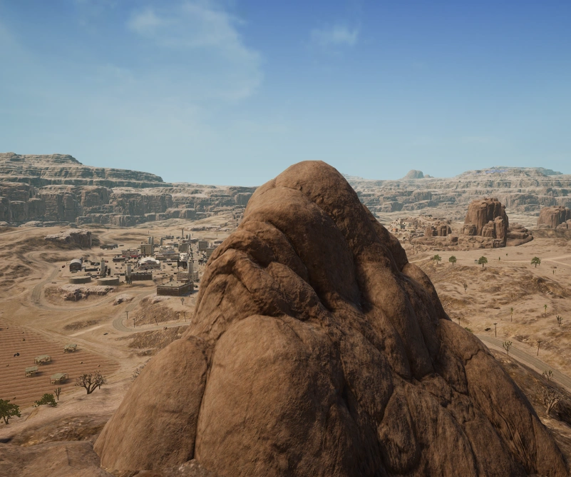Guess the location on the PUBG Miramar map