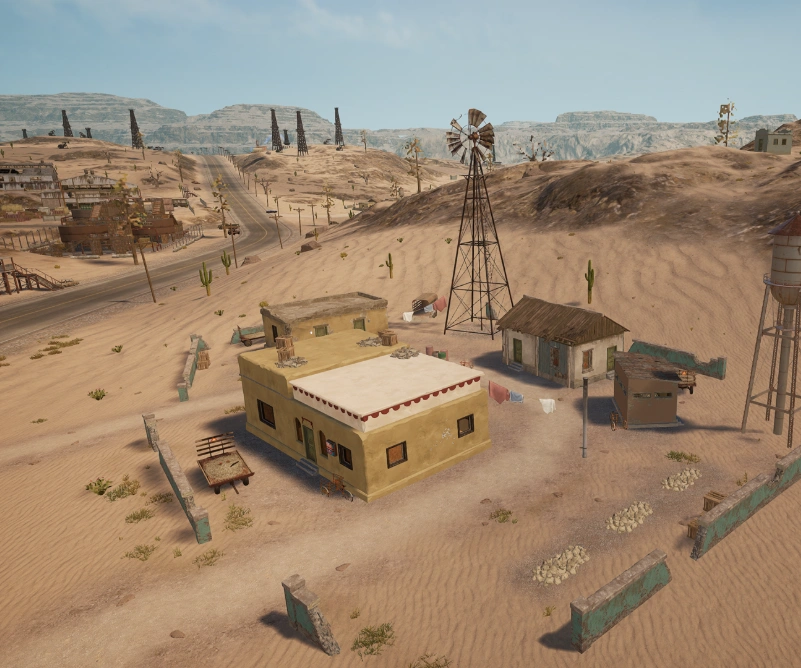 Guess the location on the PUBG Miramar map