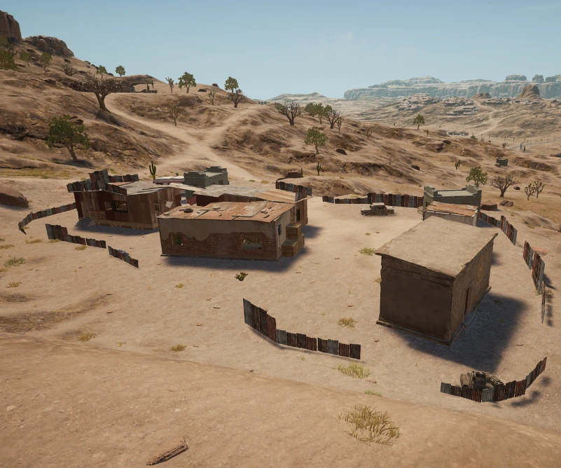 Guess the location on the PUBG Miramar map