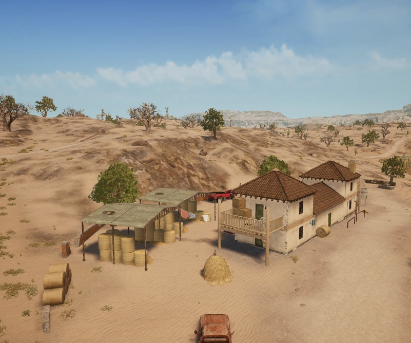 Guess the location on the PUBG Miramar map