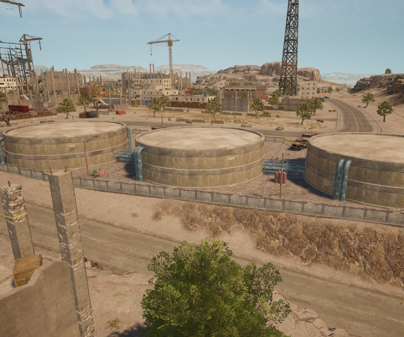 Guess the location on the PUBG Miramar map