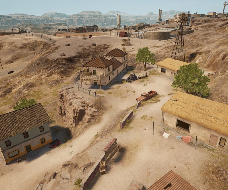 Guess the location on the PUBG Miramar map