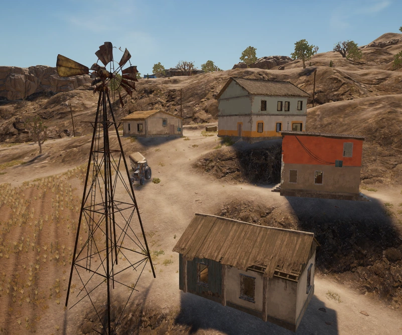 Guess the location on the PUBG Miramar map