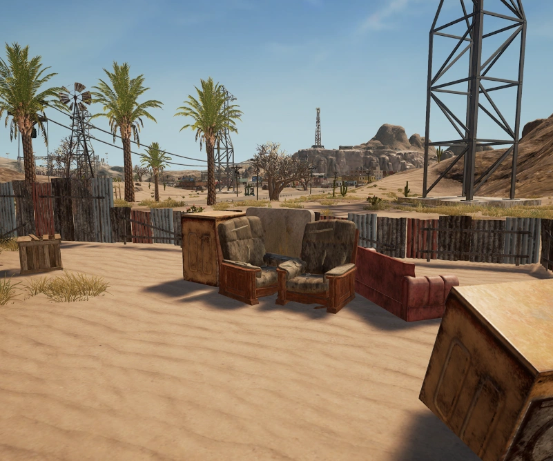 Guess the location on the PUBG Miramar map