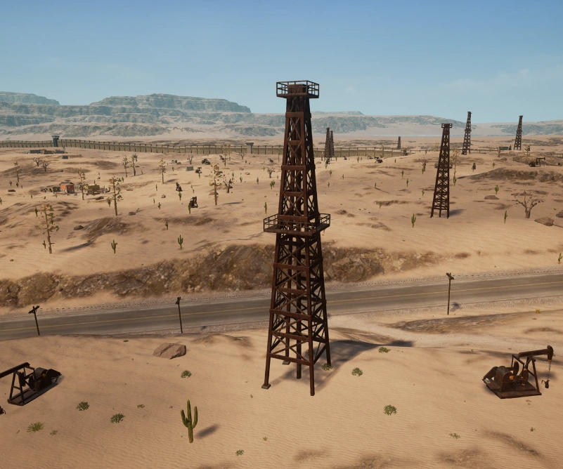 Guess the location on the PUBG Miramar map